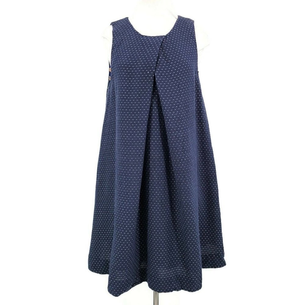 New Isabella Sinclair Dress Womens S Blue Dot